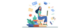 illustration d'un étudiant